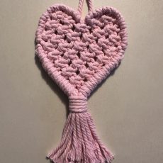 coeur macramé