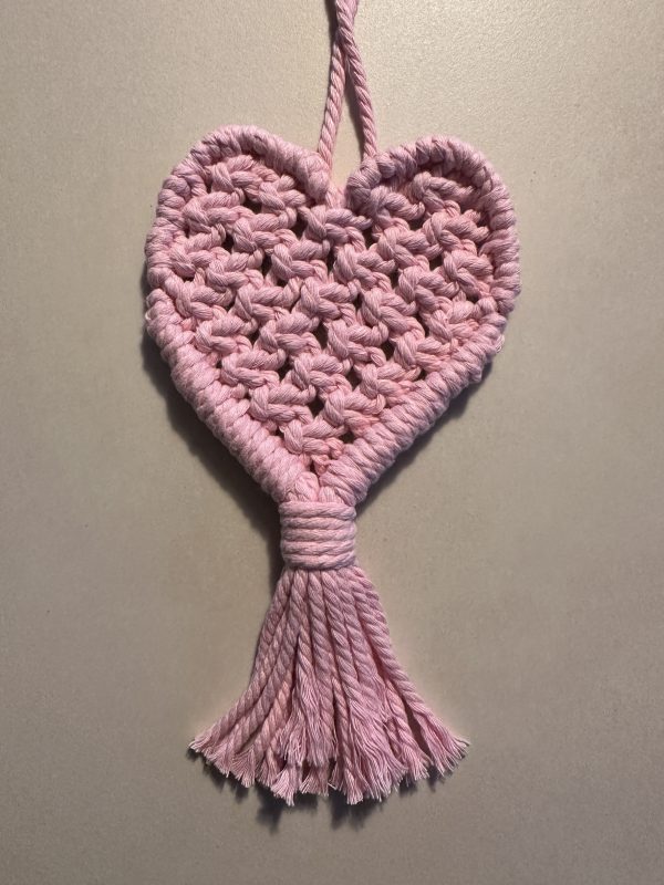 coeur macramé